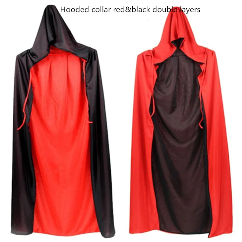 

2019 Kids Adults Death Devil Vampire Cloak Stage Performance Cloak Halloween Christmas Party Cosplay Costume Accessories June27