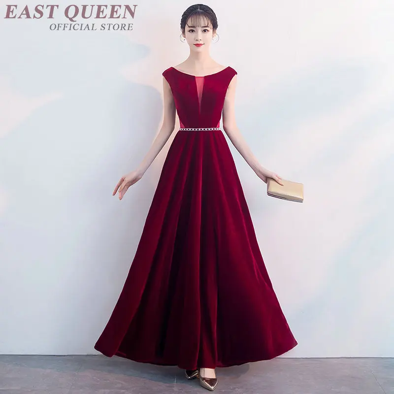 Женские платья для особых случаев Vestido велюровое платье длиной до пола без