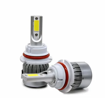 

2Pcs/Set SUNKIA Brightness 30W 3800LM 8-48v DC 9004/9007 Hi/Lo Beam C6 COB LED Car Styling Car Headlight Powerful Auto Headlamp