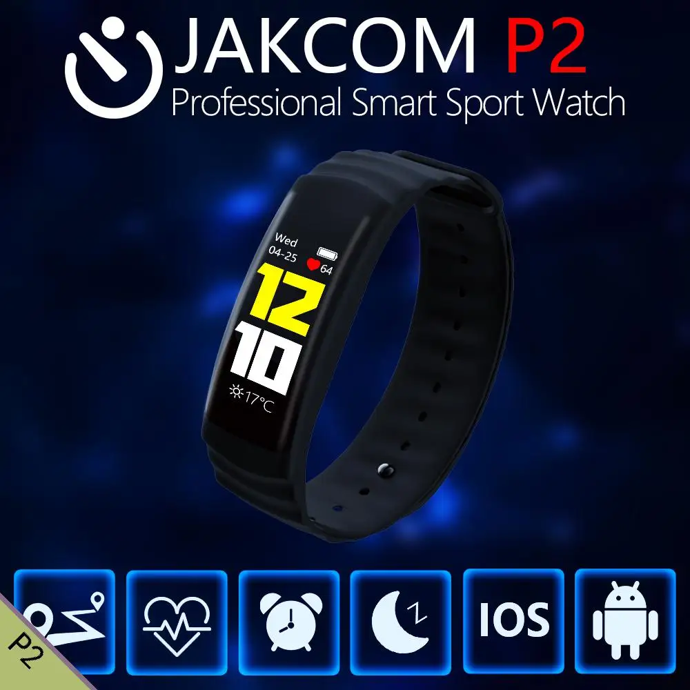 

JAKCOM P2 Professional Smart Sport Watch as Wristbands in mi fit elephone band 5 mi fit band 2 bracelet