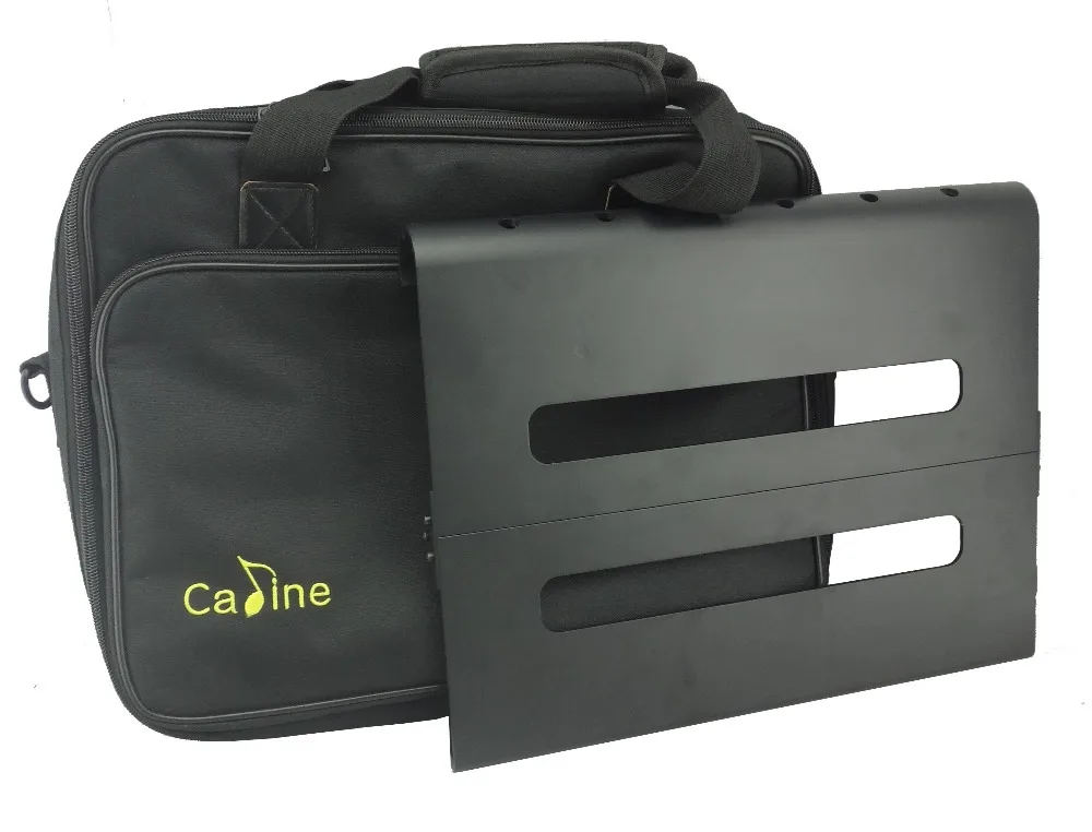 

Caline Pedalboard CB-106 Guitar Effects Pedal Board Aluminum Alloy Pedals board Convertible Modular with Durable Bag