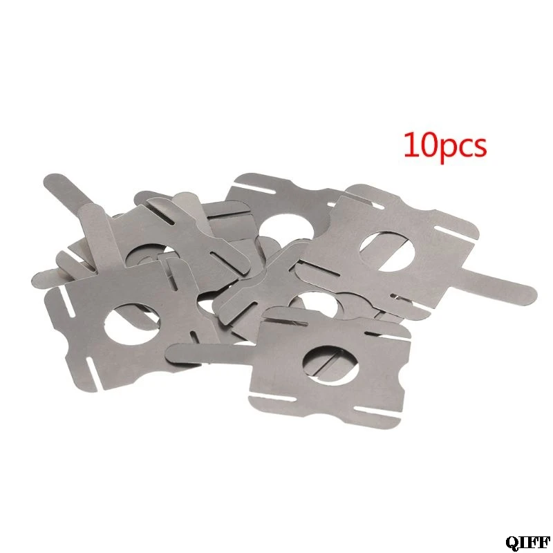 

Drop Ship&Wholesale 10PCS 18650 Lithium Batteries Nickel Spot Welding U-shaped Piece Connector T6 Battery APR28