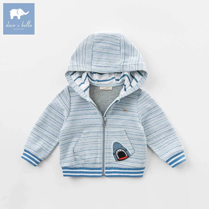 

DBZ7250 dave bella spring infant baby boys fashion hooded coat kids toddler children hight quality clothes
