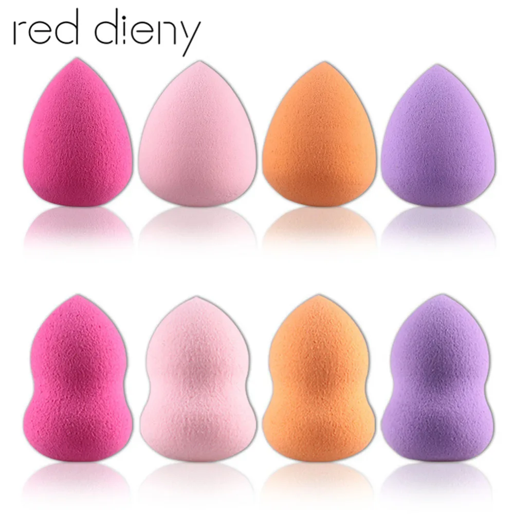

4Pcs/lot Face Makeup Sponge Powder Cream Cosmetic Puff Blending Foundation Sponge Facial Concealer Make Up Puff Beauty Tools Kit