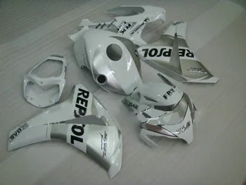 

Nn-Injection Complete Fairings For Honda CBR1000 CBR1000RR 08 09 10 11 2008 2009 2010 2011 Silver white repsol
