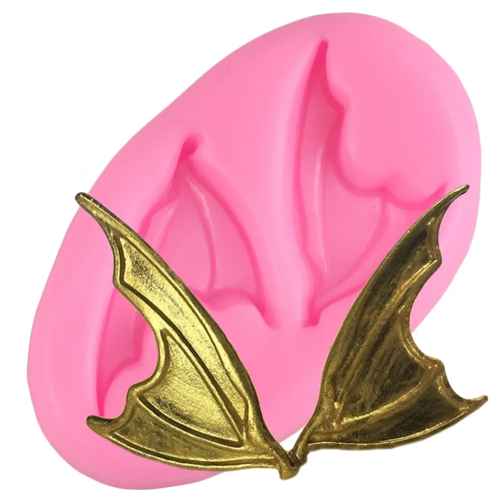 

Wings Silicone Mold Fondant Clay Resin Mould Candy Chocolate Gumpaste Molds Sugarcraft Cupcake DIY Cake Decorating Tools