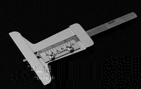 0-25MM-50MM протектора линейка глубиномера шины трафарет для бровей