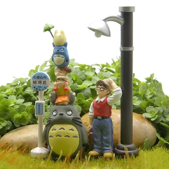 

Fairy garden gnome/totoro scene 5/DIY material/terraium decoration/Shooting Decoration/resin crafts/bonsai/children gifts/