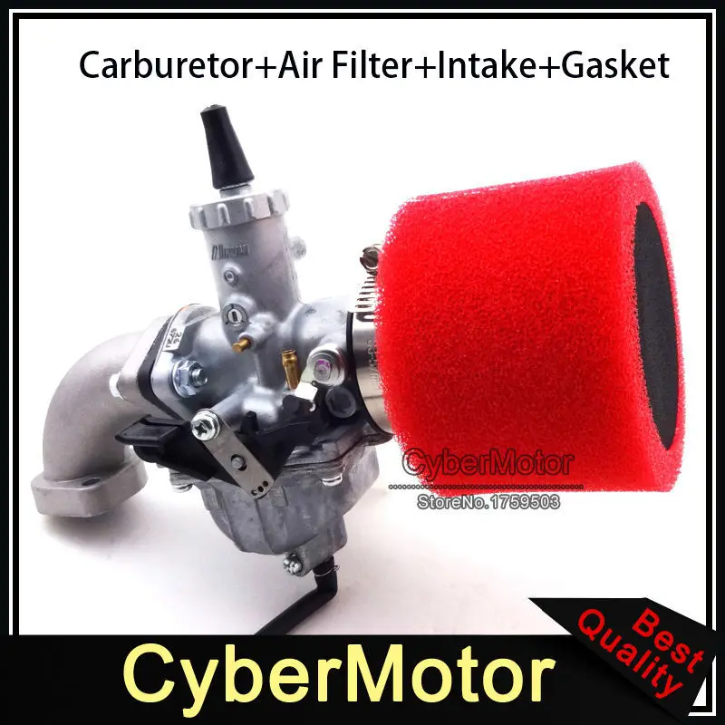 30mm Mikuni Carb VM26 Carburetor 45mm Air Filter Mainfold Intake Pipe For YX 140cc 150cc 160cc Engine Pit Dirt Bike Motocross