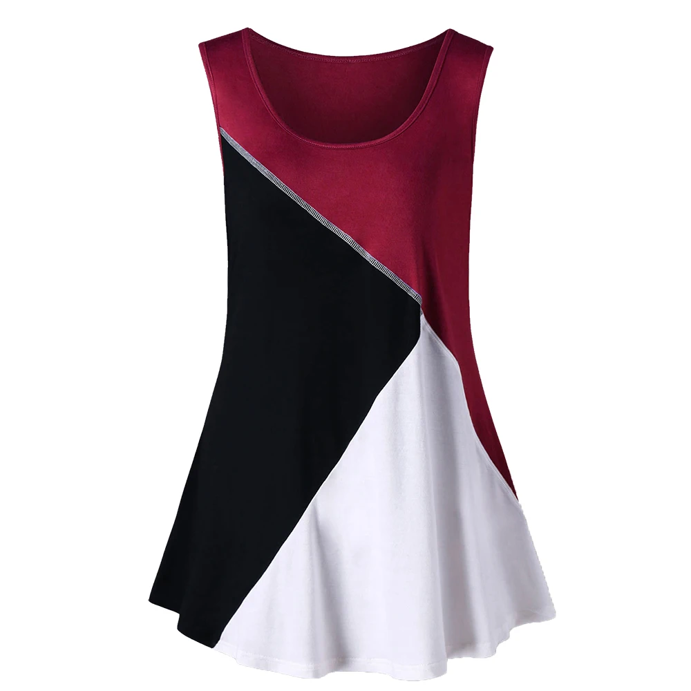 

ROSE GAL Summer Women Tshirt Female Dry Quick Loose Vest Singlet For Exercise Workout T-Shirts Plus Size Color Block T-shirt