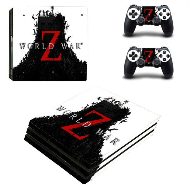 World War Z Zombies Ps4 Pro Skin Sticker Decal For Playstation 4 Console  And 2 Controller Ps4 Pro Skin Sticker Vinyl - Stickers - AliExpress