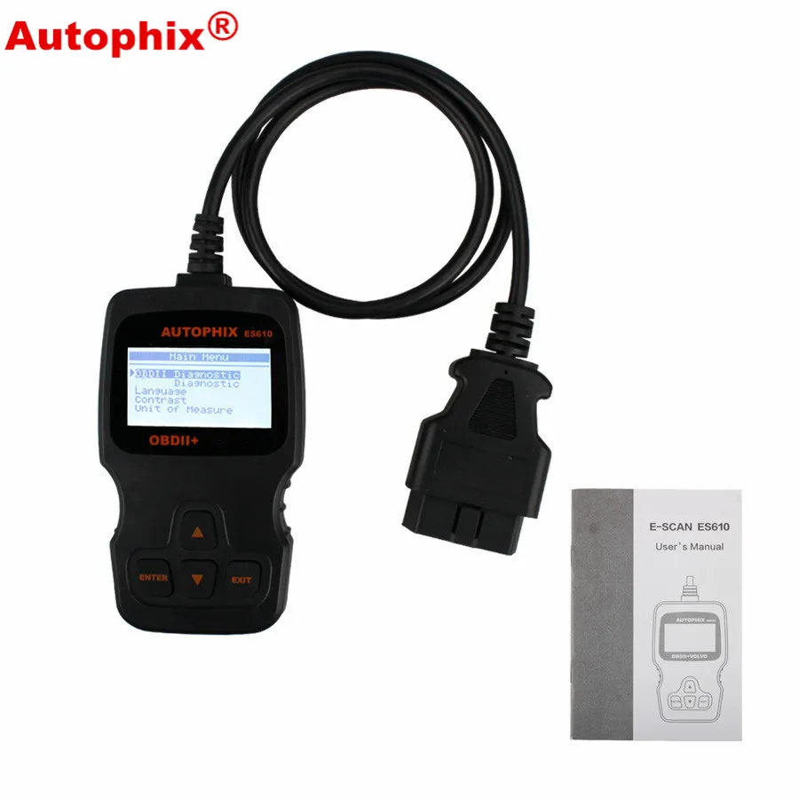 Autophix ES610 Professional Auto OBD2 EOBD Diagnostic Tool for Volvo Series Vehicles Tools Electric Auto Diagnostic Tool opel tech 2 com obd2 eobd auto diagnostic tool
