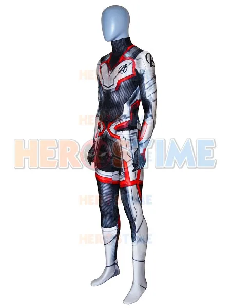 3D Print High Quality Avengers 4 Cosplay Costumes Lycra 2019 Avengers Endgame film Quantum Realm Team Bodysuits Custom Made