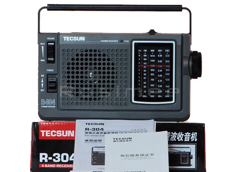 TECSUN R-304 R-304P DSP портативный высокочувствительное радио fm коротковолновый FM/AM/SW цифровой приемник радио Прямая