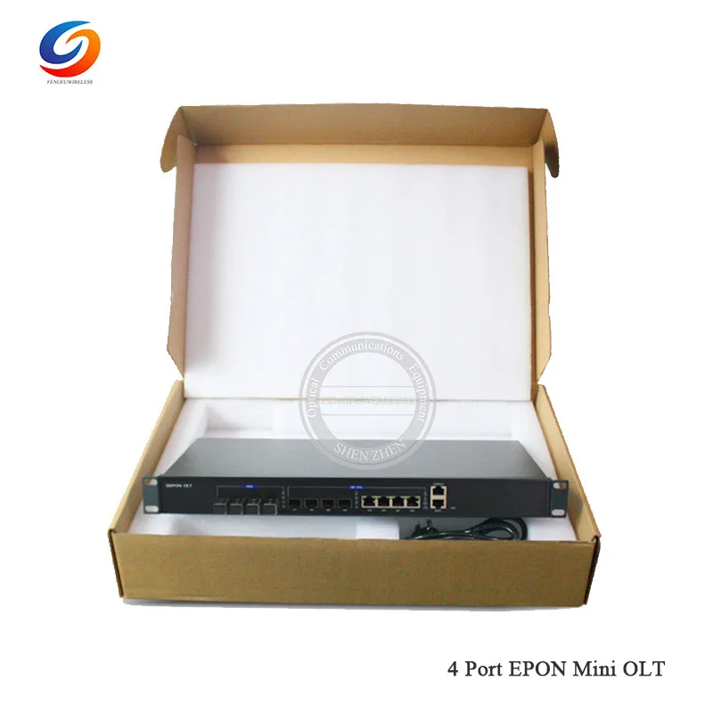 Оптовая продажа 1G EPON 4 PON порты сети OLT SFP с модулем uplink ethernet порт onu|Оптоволоконное