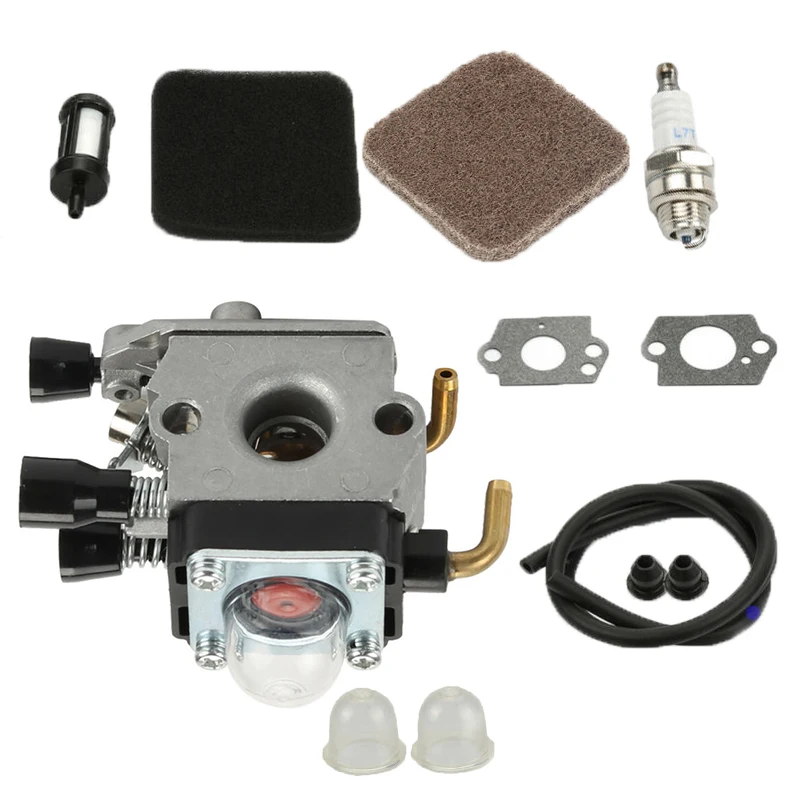 

1X Carburetor Air Fuel Filter Kit For Stihl FS85 FS75 FS80 KM85 HS75 HS80 HS85 Kit Replace OEM 0000 400 1300 High Quality