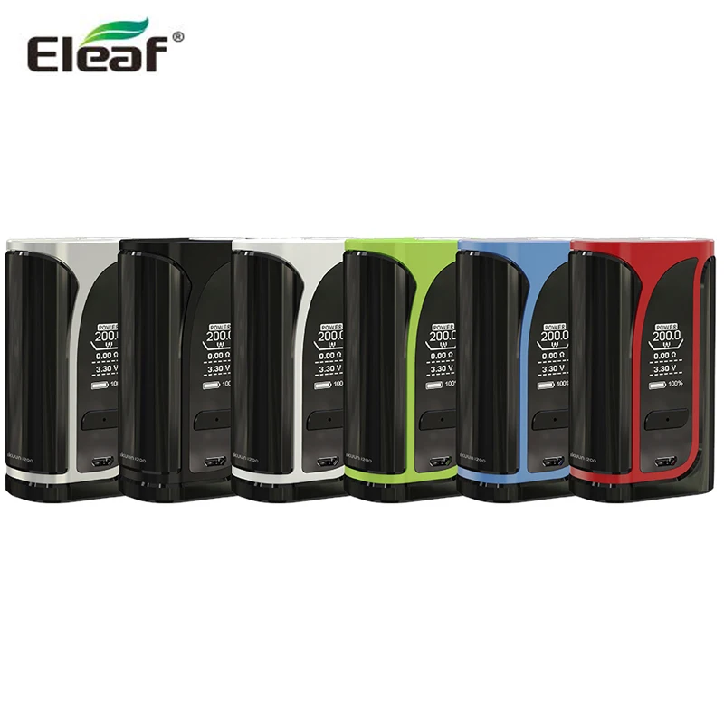 Оригинальный Eleaf iKuun i200 коробка мод Vape с 4600 мАч встроенный аккумулятор подходит для MELO 4 танк электронная сигарета мод