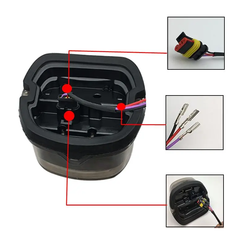 New Unique Design Eagle Claw Motorcycle LED Tail Light Brake Light - 32993296963