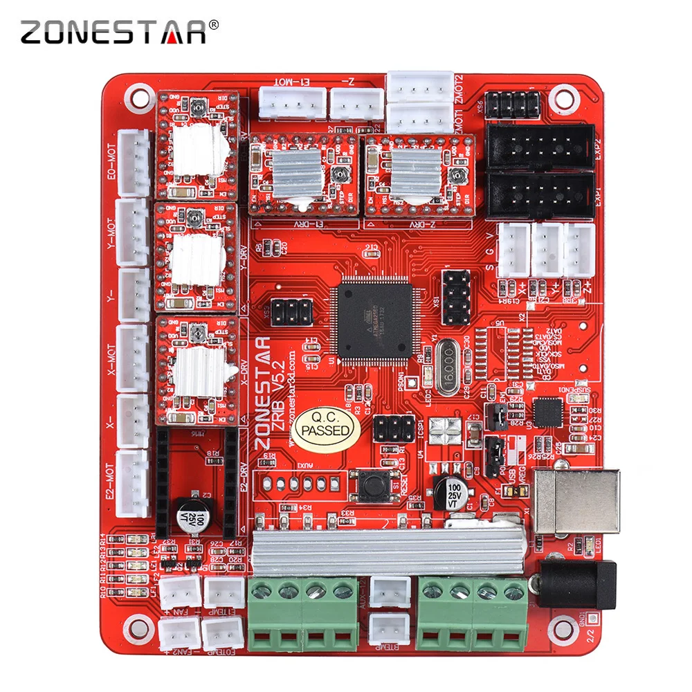 

ZONESTAR ZRIB Controller Board Motherboard Mainboard 3D Printer Parts for i3 FDM 3D Printer DIY Self Assembly Parts