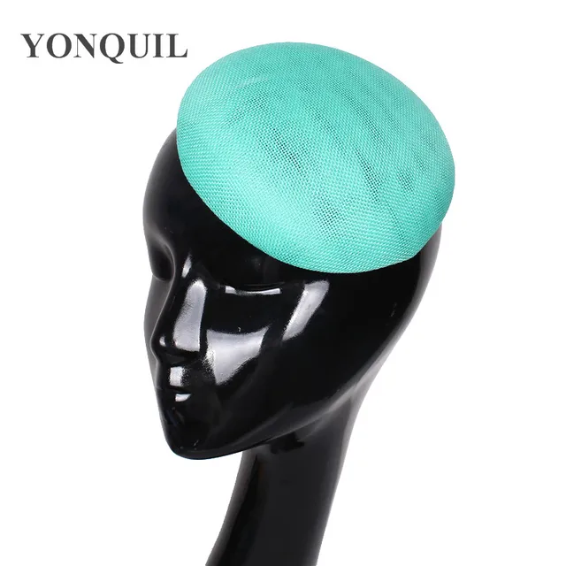 Multi Colors 15cm Emerald Green Round Imitation Sinamay Fascinator Multi Colors 15cm Emerald Green Round Imitation Sinamay Fascinator Hats Base Craft Make Material Wedding Accessories