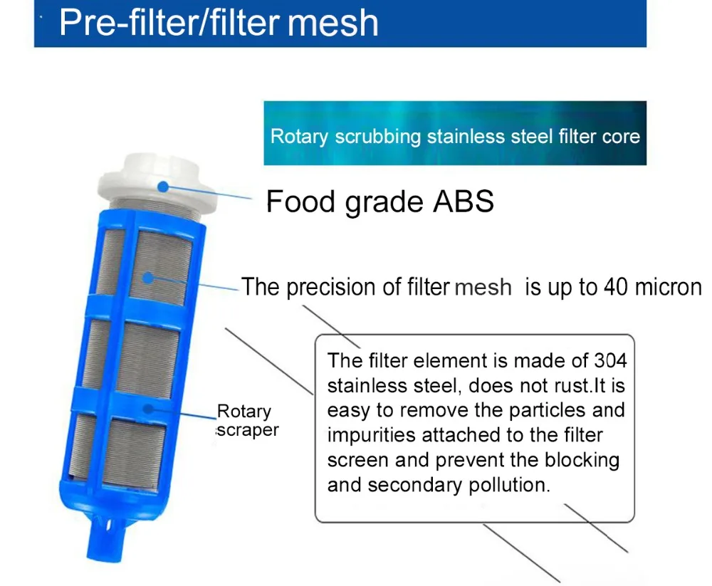 Сифон обратной Префильтр фильтр для воды первый шаг система очистки воды латунь сетка из нержавеющей стали prefiltro стеклоочиститель Ареометр
