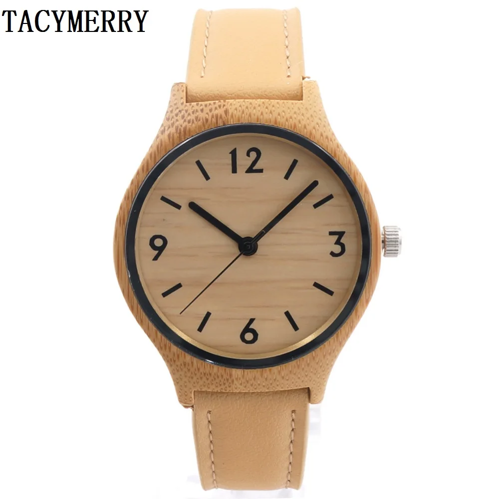 

2015 Wooden Watches For Woman Gift With Casual Japanese Movement Quartz Bamboo With Gift Box