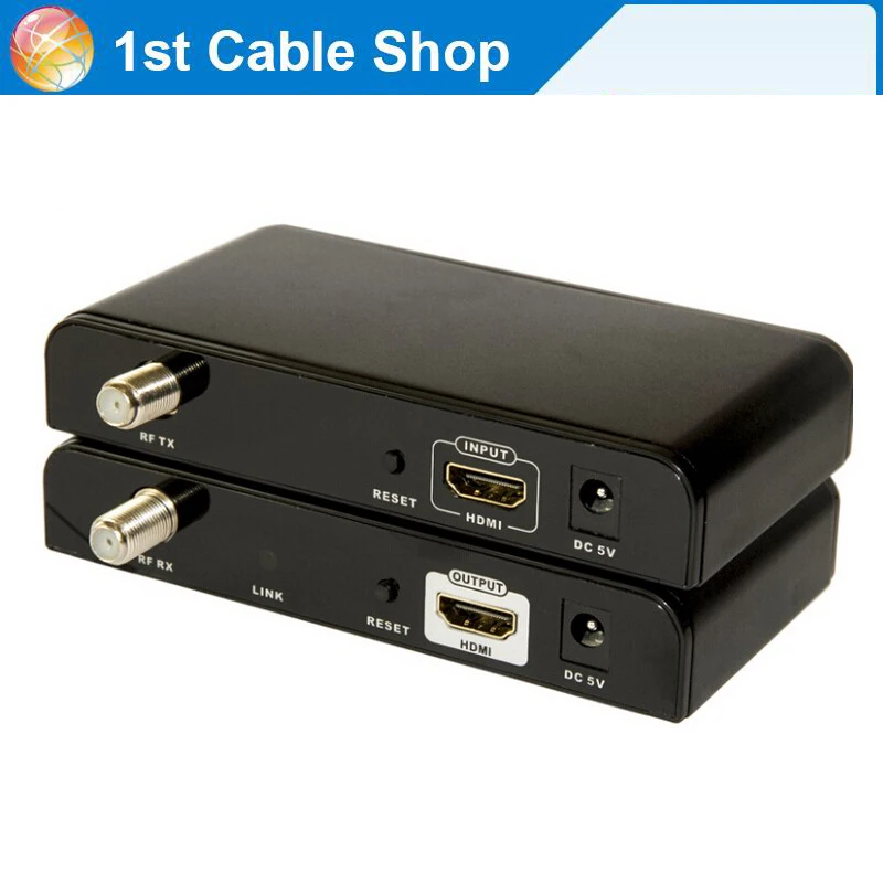 

Receiver/sender for LKV379 HDMI extender by single BNC RG-6U Coaxial Cable Up to 500mts full HD1080P supported