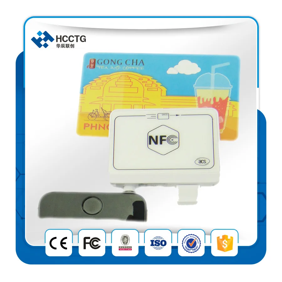 Новый Android IOS NFC Бесконтактный считыватель/записывающее устройство для