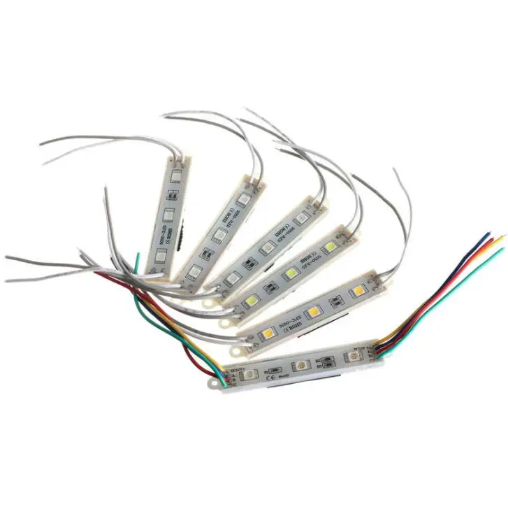 SMD 5050 Светодиодные модули водонепроницаемые IP65 светодиодные DC 12V 3 светодиода