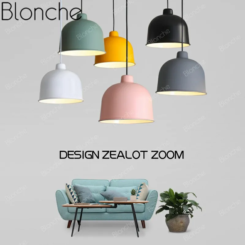 

Modern Led Pendant Lights Home Decor Hanging Lamp for Children Bedroom Living Room Kitchen Lighting Macaron Suspension Fixtures