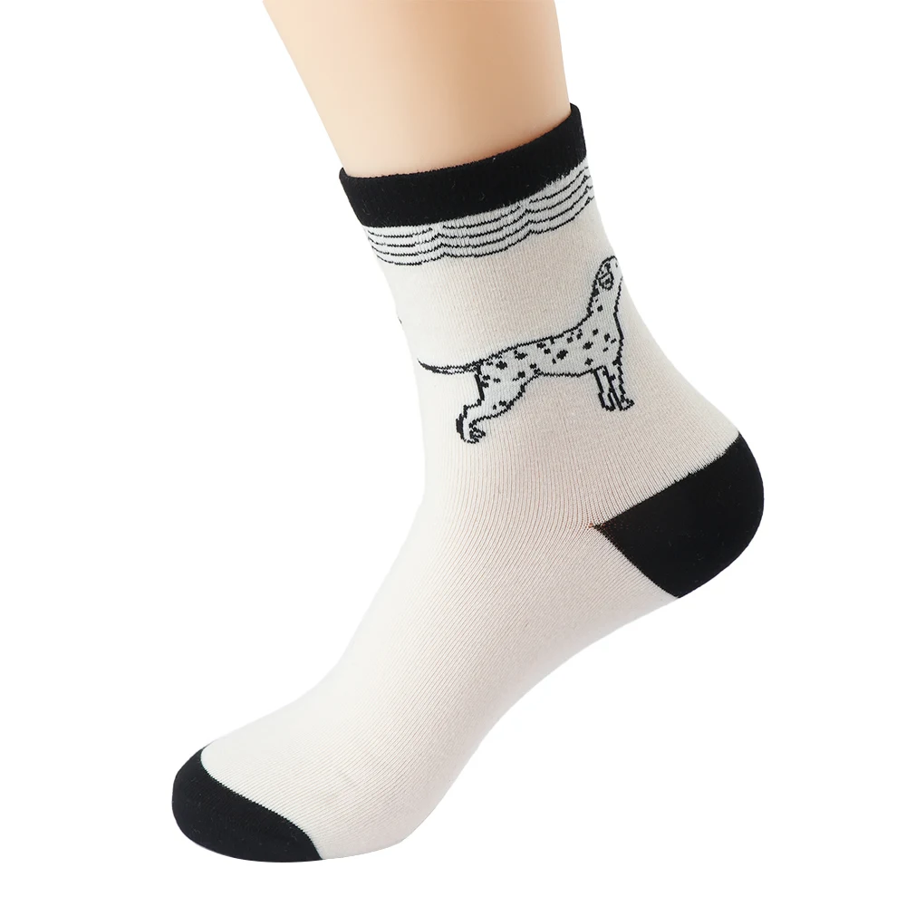 Новые мужские носки из хлопка, носки из хлопка, носки для животных, собак, домашних животных, носки для осени и зимы