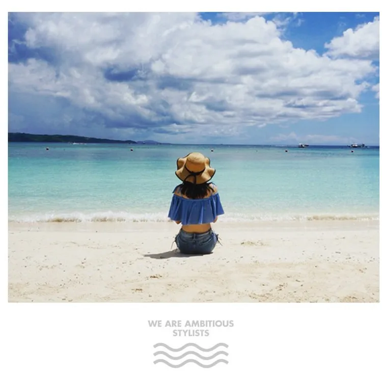 2018 Summer New Arrived Women Seaside Vacation Sunscreen Sun Hat  Beach Casual Straw Hat (15)