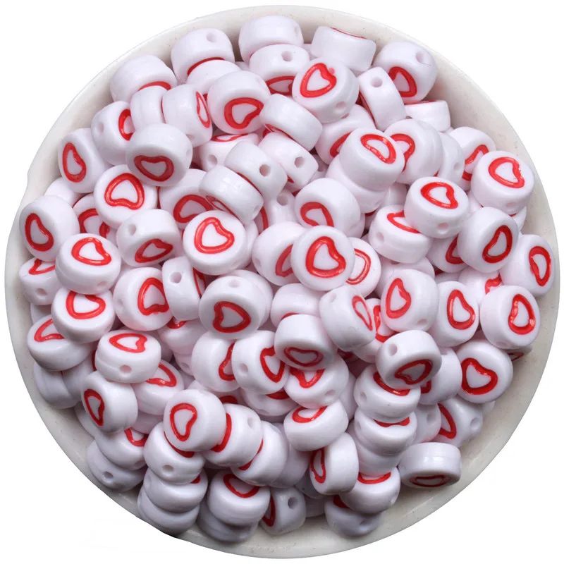 7 мм 200 шт. акриловые бусины с буквами|beads with letters|alphabet beadsacrylic beads |