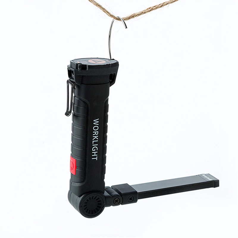 Портативный фонарь для работы Lanterna Led Camping Light USB перезаряжаемая лампа Магнитная 5 режимов для палатки SOS чтения книги