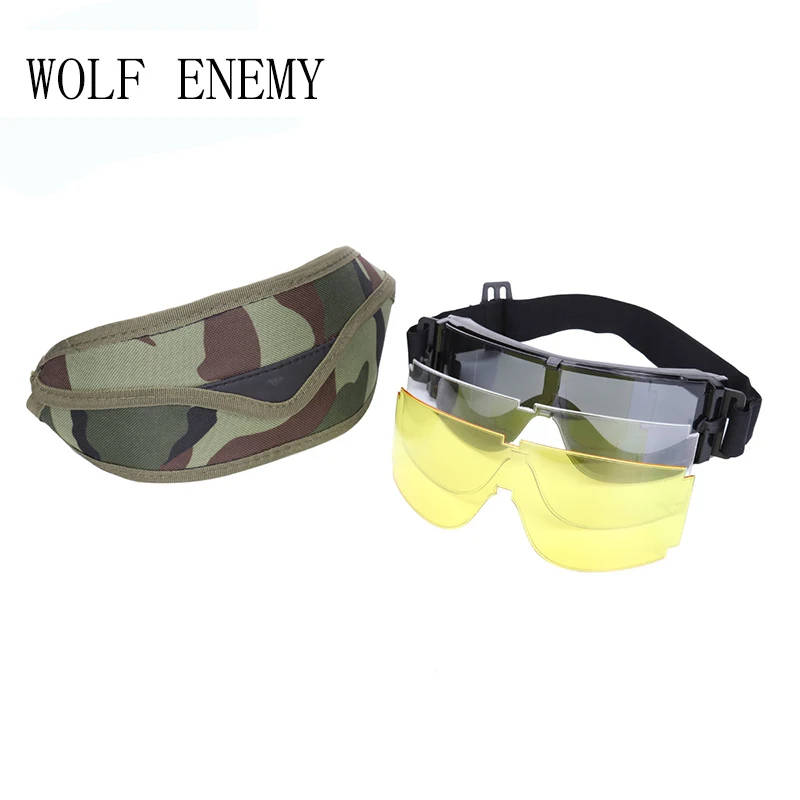Лидер продаж USMC страйкбол X800 Тактический Солнцезащитные очки для женщин Очки очки GX1000 черный 3 объектива
