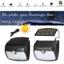 

55/48 leds detachable solar panel Light led bulb strips wall lamp waterproof ip65 motion new for security emergency patio street