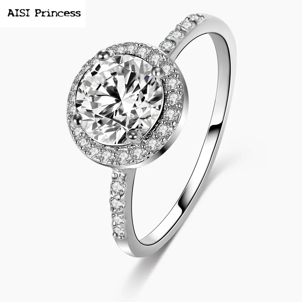 

Wedding and Engagement Jewelry Rings Women's Fashion Jewelry New Cubic Zirconia St. Light Ring Jewelry Gift