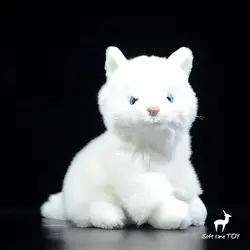 Кошки куклы Игрушки мягкие Животные белый персидский кот игрушки куклы детские подарки на день рождения