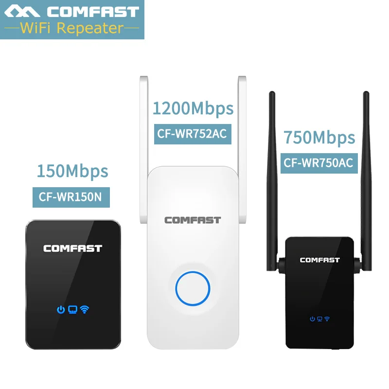 

150M-1200M WirelessRepeater 5ghz wifi Network Range Extender dual band WiFi Repeater 802.11ac Antenna Booster Single Increase