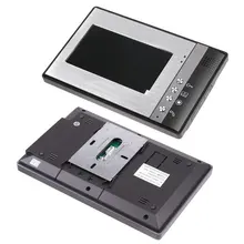 Freeship $ number pulgadas LCD video pantalla única Unidad de interior de Interior Del Intercomunicador Videoportero Con Cable de Teléfono sin cámara al aire libre