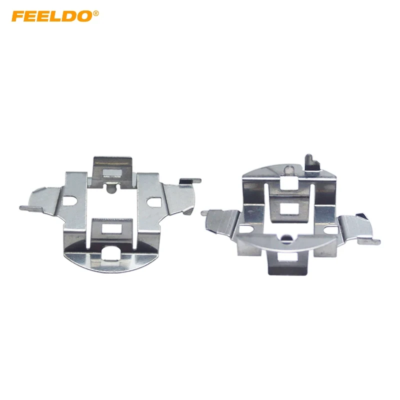 

FEELDO 2PCS Car H7 HID Xenon Bulb Adapter Holder For Volkswagen Sagitar Chery Riich G5 HID Bulb Base Retainer Clip Socket #5555