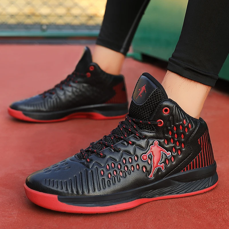 Baloncesto de los hombres zapatos de encaje transpirable Zapatos de deporte de los hombres suela de aire de baloncesto al aire libre zapatillas de deporte Zapatos zapatillas de baloncesto k35