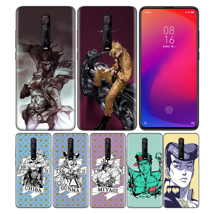 

Phone Pattern Black Rubber Soft Silicone Case Bag Cover for Redmi 7A Note 7 6 7S Y3 K20 Pro Core Shell Fundas Coque Cases JoJo
