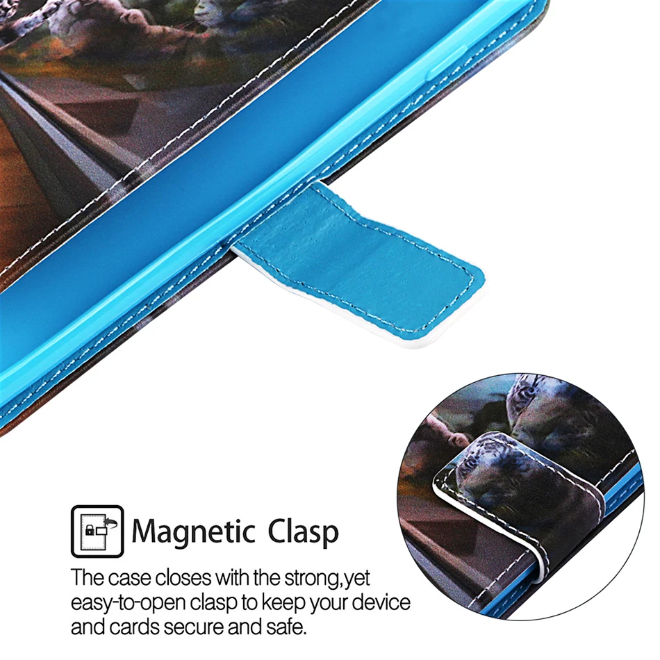 Кожаный чехол бумажник с откидной крышкой для Huawei Mate 20 lite подставка телефона Honor 10