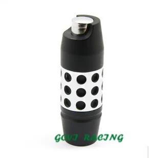 Aluminio negro universal automático 11.2*3.6 cm negro VW car Gear shift Knob 6 velocidades palanca cambio Aluminio negro universal automático 11.2*3.6 cm negro VW car Gear shift Knob 6 velocidades palanca cambio
