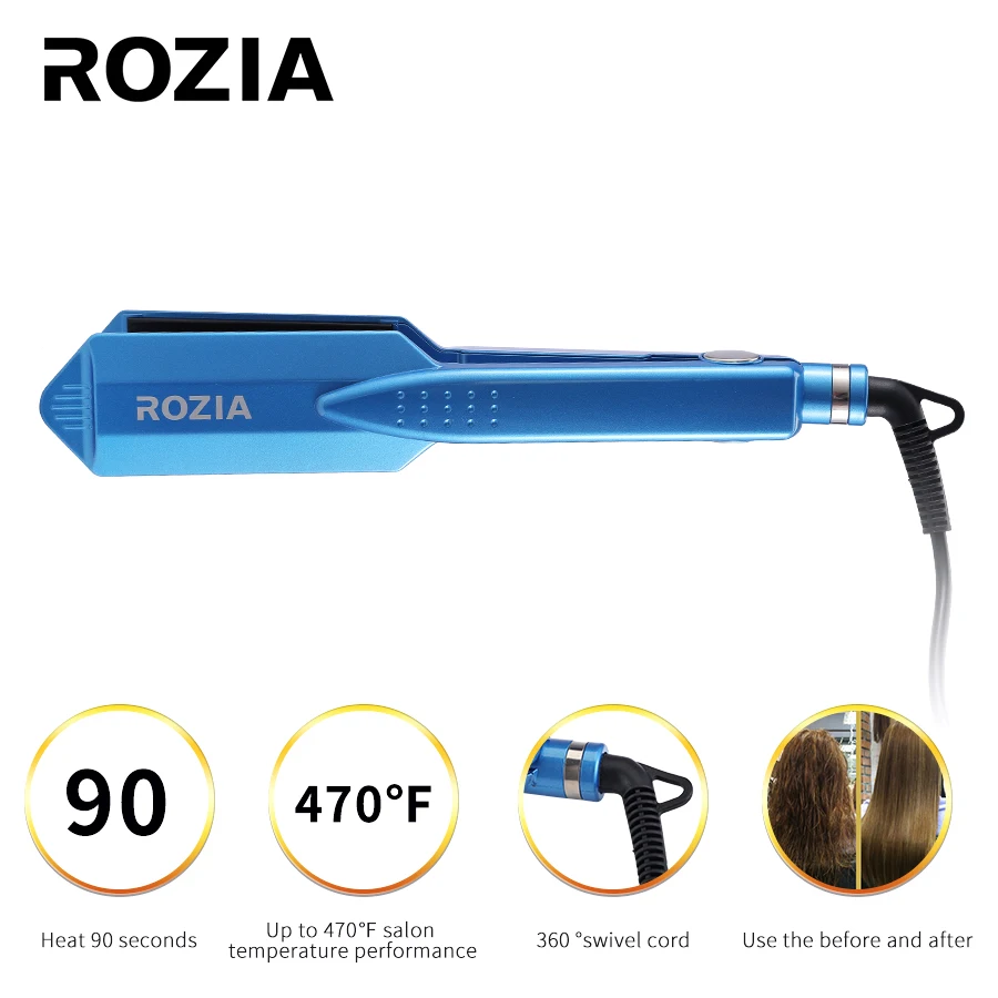 Выпрямитель для волос ROZIA 450F профессиональный утюжок с быстрым нагревом