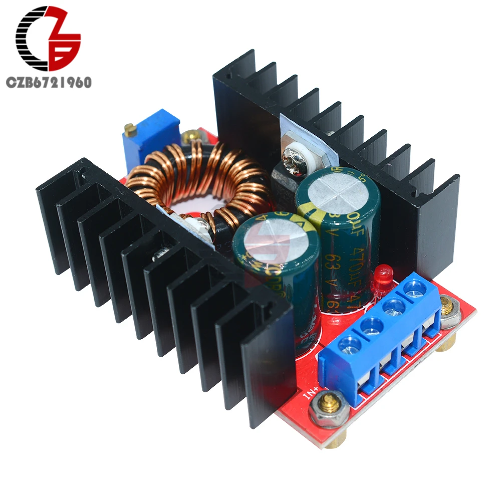 120W Питание DC-DC Step Up повышающий преобразователь постоянного тока модуля 10 V-32 V постоянного тока в течение 35-60V Напряжение регулятор Мощность трансформер для ноутбука 12V 24V 48V