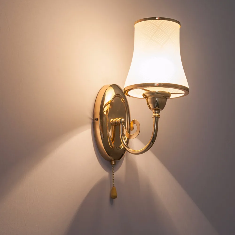 

HGhomeart Wall Lamp E27 Modern Wall Sconce Iron Luminaria Wall Mounted Bedside Lamps Fixtures Loft Home Lighting Reading Lamps