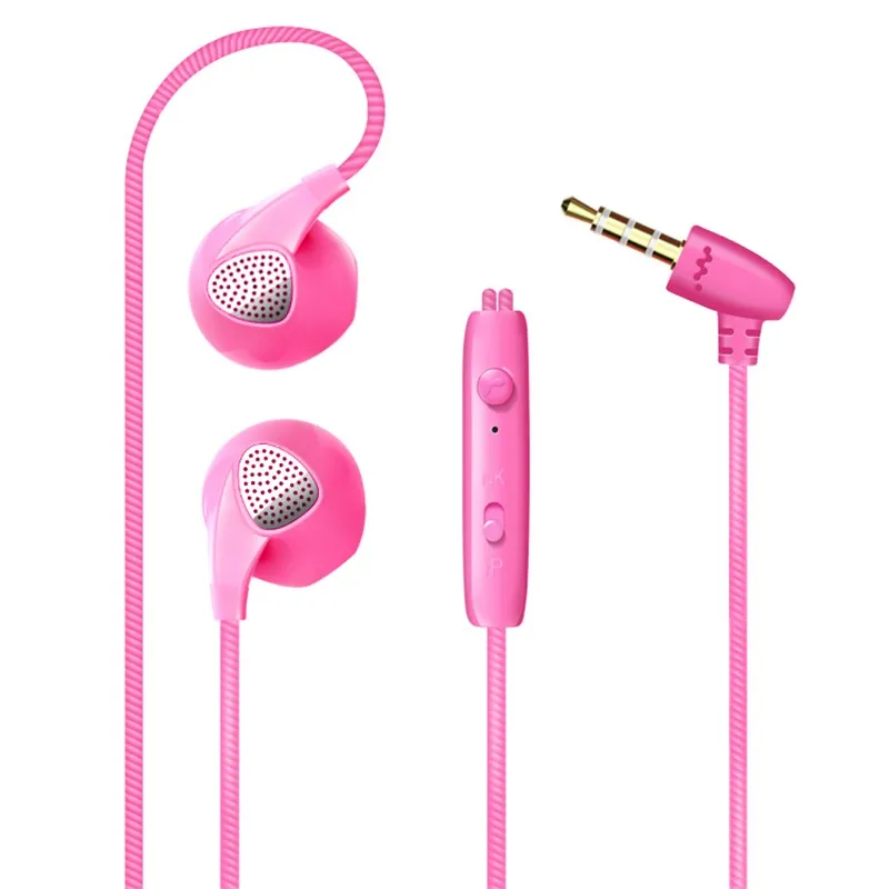 Earphones with Microphone For iphone 6 6s xiaomi earphone MP3 MP4 smartphone Jack Bass Colorful Running Headset