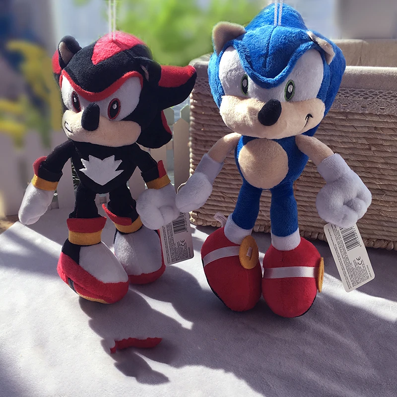 Anime Games font b Figure b font Sonic Short Plush font b Toy b font Blue